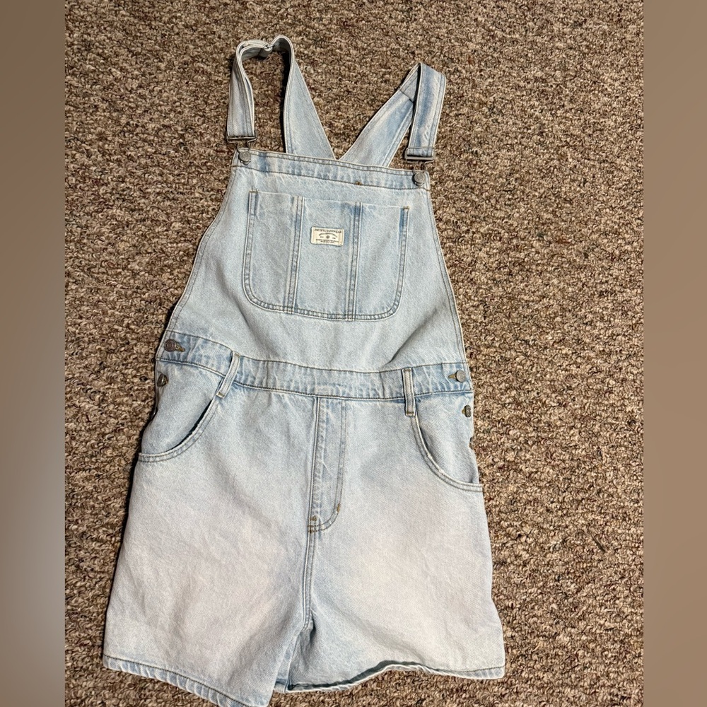 Pacsun Light Blue Denim Overalls